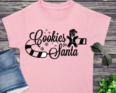 Cookies For Santa, Merry Christmas SVG, Winter SVG, Modern Holiday, Gingerbread Man SVG, Cricut Files, Digital Download