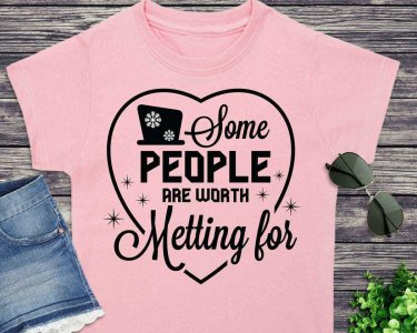 Some People Are Worth Melting For SVG, Winter SVG, Family SVG, Holiday SVG, Hat Clip Art, Tshirt Design, Decals And Stickers, Cricut Files, Digital Download