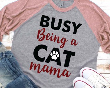 Busy Being A Cat Mama SVG, Cat SVG, Mom SVG, Tshirt Design, Decals And Stickers, Cricut Files, Digital Download