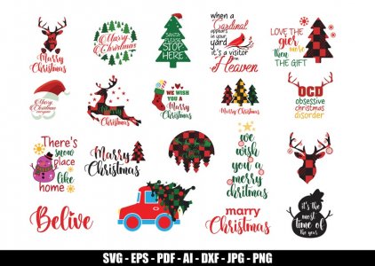 Christmas SVG, SVG, Merry Christmas, Winter SVG , Holidays SVG, Celebrating Christmas, Christmas Clip Arts, Cricut Files, Decals And Stickers, Instant Download