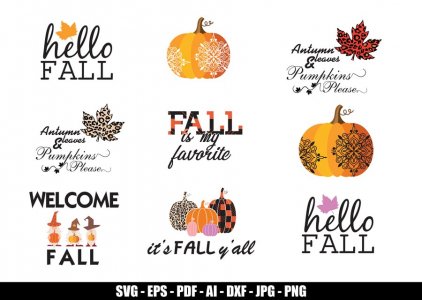 Thanksgiving SVG, Fall SVG, Harvest Festival SVG, Autumn SVG, Pumpkin SVG, Clip Arts, Cricut Files, Decals And Stickers, Instant Download