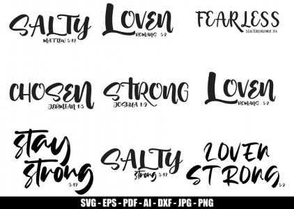 salty water svg, loven roman svg, stylish text svg
