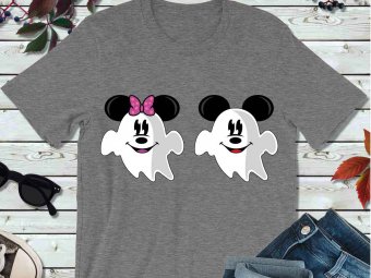 Mickey Mouse, Happy Halloween, Ghost Mickey SVG, Minnie Mouse SVG, Mickey Mouse Clip Art, Cricut Files, Digital Download