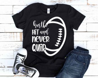 Hustle hit and never quir svg, Hustle hit and never quir t-shirt svg, Hustle hit and never quir clip art, Cricut Files, Decals And Stickers, Instant Download