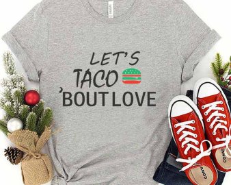 Lets taco bout love svg, Lets taco bout love cut file, Lets taco bout love clip art, Cricut Files, Silhouette Files, Digital Download