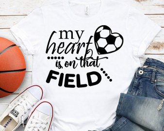 my heart is on that field svg, my heart is on that field cut file, my heart is on that field clip art, sports svg, ball game svg, Cricut Files, Digital Download