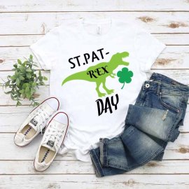 St patrick rex day svg, St patrick rex day cut file, St patrick rex day clip art, Saint patrick's day svg, Cricut Files, Silhouette Files, Digital Download