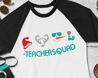 Teacher squad svg, Teacher squad cut file, Teacher squad clip art, Teacher svg, Cricut Files, Silhouette Files, Digital Download