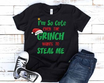 I'm so cute even the grinch wants to steal me svg, I'm so cute even the grinch wants to steal me t-shirt svg, I'm so cute even the grinch wants to steal me clip art, I'm so cute even the grinch wants to steal me cut file, Cricut Files, Decals And Stickers, Instant Download