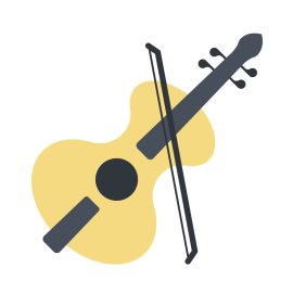 Free Vector Yellow Grey Guiter PNG