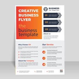 free vector vertical flyer template