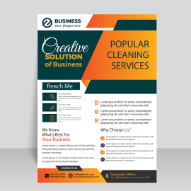 Professional business flyer template