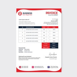 Basic invoice template