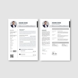 Premium resume template for free