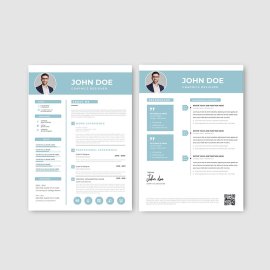 Professional premium resume template set