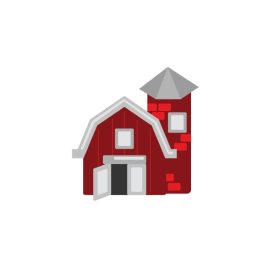 free vector farm house png