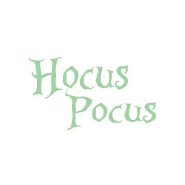 Hocus Pocus web spider design vector