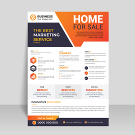 Premium colorful flyer template