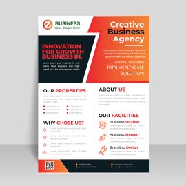 High quality digital business flyer
