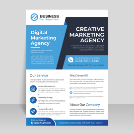 Corporate business flyer design