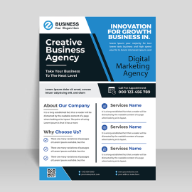 Business flyer template design