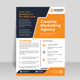 Business flyer and poster template