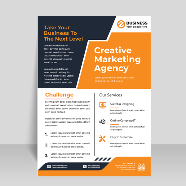 Business flyer and poster template - freepng