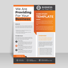 Free corporate business flyer vector