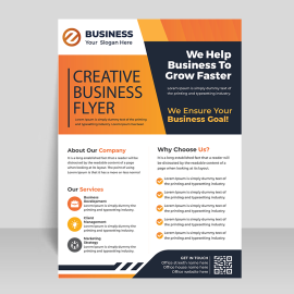 Creative premium professional flyer template