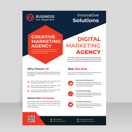 Premium professional flyer template for free