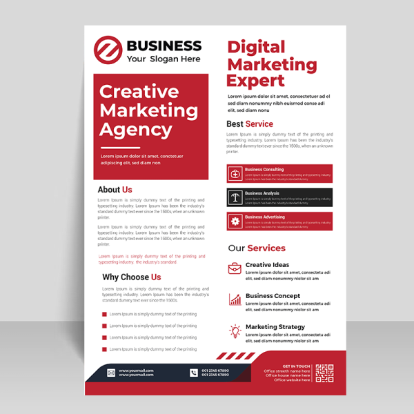 Abstract Business Flyer Design - Free Png Images