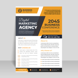 High end professional flyer template