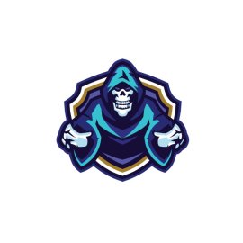 Grim Reaper crest illustration