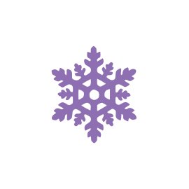 Vector winter snowflake free png