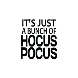 Its just hocus pocus time text PNG