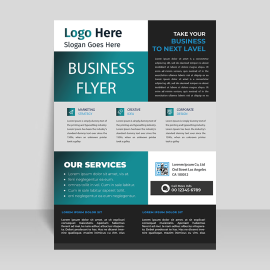 Emerald green abstract vector design