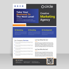 Simple design vector template