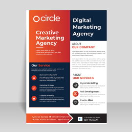 Multipurpose flyer brochure design for business