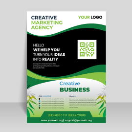 Black green abstract nature vector template