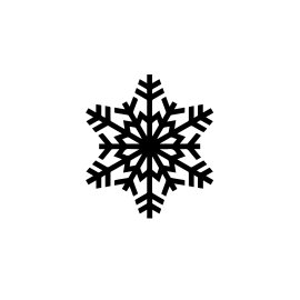 Free cute snowflake design vector
