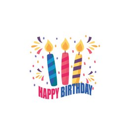 Happy Birthday png Sticker