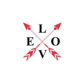 Love and arrows t-shirt design