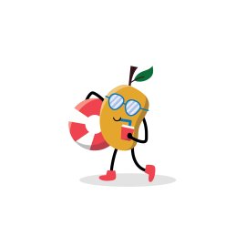 Mango in the summer vector