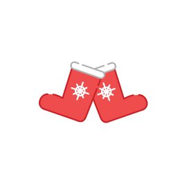 Santa Claus sock vector