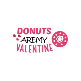 Valentine funny quote donuts are my valentine