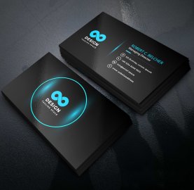 Black high end design vector business card design