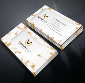 Abstract business card template