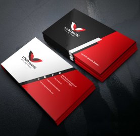 Free vector business card design