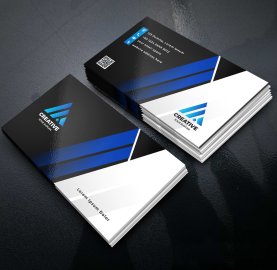 Abstract blue black vector design