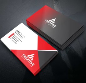 Creative professional red grey vector template